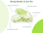 Jade Roller & Gua Sha Set Facial Beauty Tools, Face Roller Skin Massager - Image 4