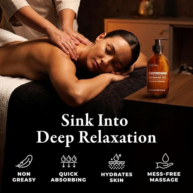 Gya Labs Destressing Massage Oil - Image 2