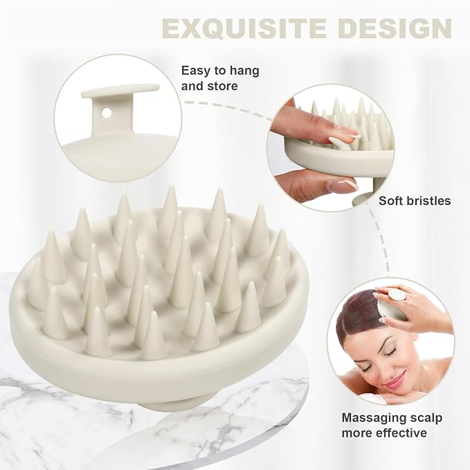 Meartchy Silicone Scalp Massager, Scalp Scrubber - Image 3