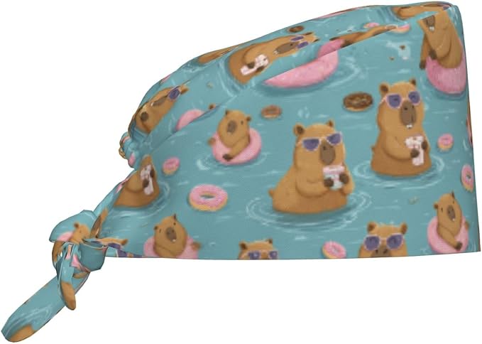 Alligator Ice Cream Working Cap, Scrub Cap by Unknown