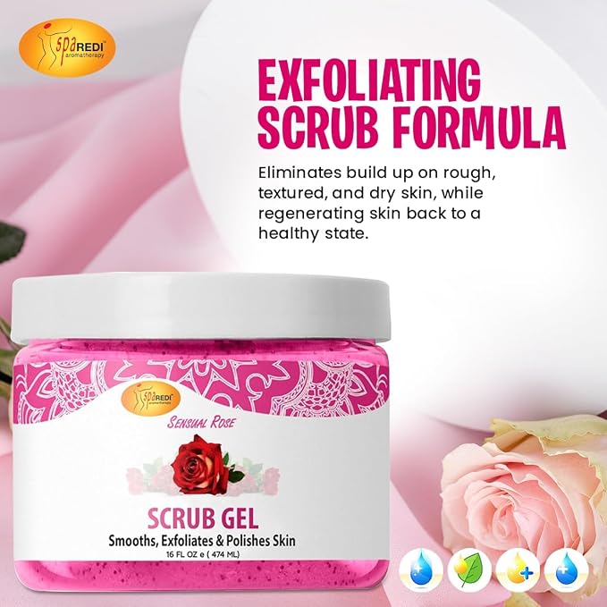 SPA REDI Exfoliating Scrub Gel – Dual-Action Pedicure Treatment - Image 6