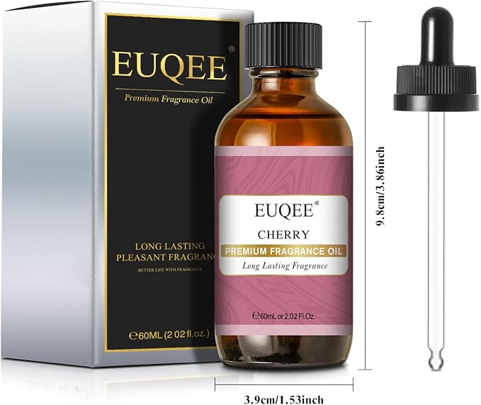 EUQEE 2.02 Fl oz Cherry Fragrance Oil, 60ml Premium Essential Oil - Image 9