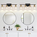 Indoi 4-Light Bathroom Light Fixtures, Bathroom Wall Lamp - Image 7