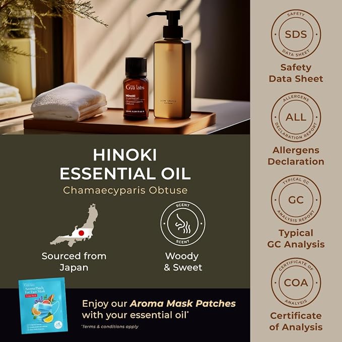 100% Pure Hinoki Essential Oil - Image 6