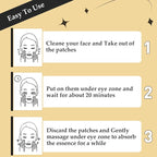 Adofect 30 Pairs Under Eye Patches -Reduce Eye Bags -24K Gold Eye Mask Collagen - Image 5