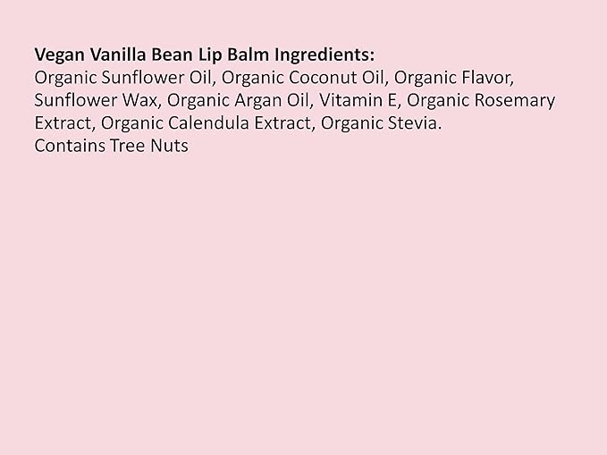 Moroccan Magic Vegan Vanilla Lip Balm 3 Pack | Ultra-Hydrating Argan & - Image 5