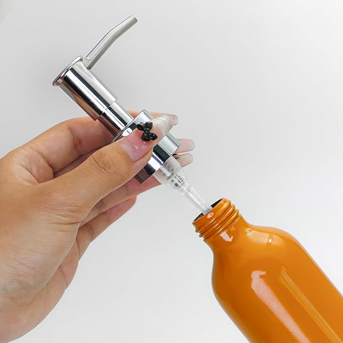 Elitzia Massage Oil Warmer Use Parts Pump Bottle 1 Pack 8.45oz/250ml Aluminium - Image 5