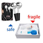 Ice Globes for Facials | Unbreakable Steel Cooling Roller | Cryo Sticks for - Image 7