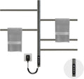 Electric Towel Warmer, 5-Bar Rotating Heated Towel Rack, 2-3 Minutes to by SEHAUSEU