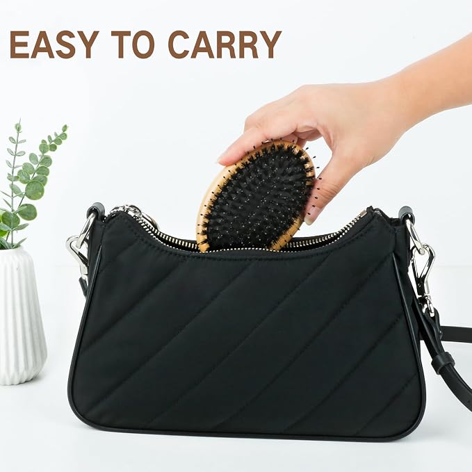 Bamboo Boar Bristle Hair Brush for Women, Men & Kids – Detangling Brush for All - Image 7