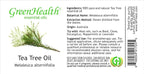 2 Bottles - 16 fl oz Tea Tree Essential Oil, Aluminum Bottle - GreenHealth - Image 3