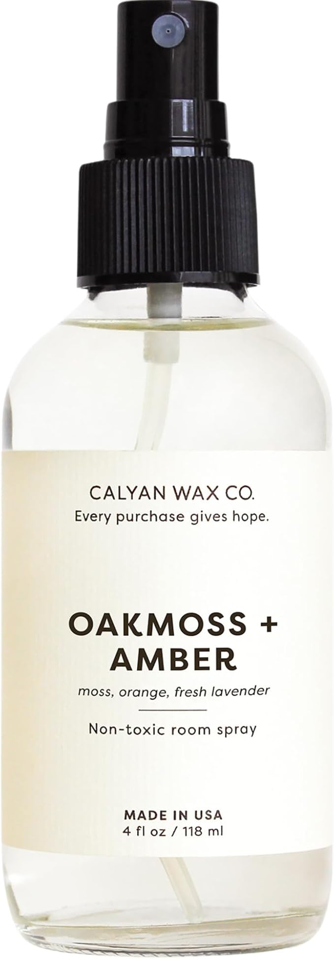Oakmoss & Amber Room Spray, 4 fl oz by CalyanWaxCo