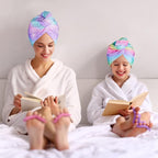 Basumee Microfiber Hair Towel Wrap - Image 2