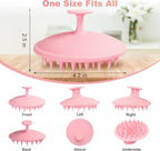 Meartchy Silicone Scalp Massager Shampoo Brush, Scalp Brush - Image 2