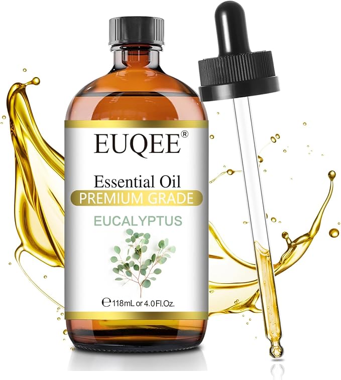 EUQEE Eucalyptus Essential Oil 118ml Pure Eucalyptus Oil by EUQEE