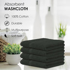 Avalon Towels Cotton Washcloths – Size 12x12 Inches, 100% Ring Spun Cotton - Image 6