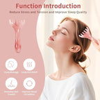 TAIHI Scalp Massager, Manual Head Massager Gua Sha Tool, Natural Resin Scalp - Image 2