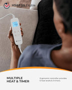 CooCoCo Heating Pad for Neck and Shoulders and Back Pain Relief, HSA Eligible - Image 4