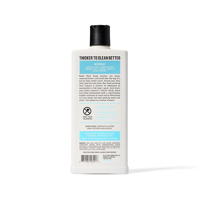 Duke Cannon Supply Co. Thick High Viscosity Body Wash – 3X Thicker, Cleansing - Image 7