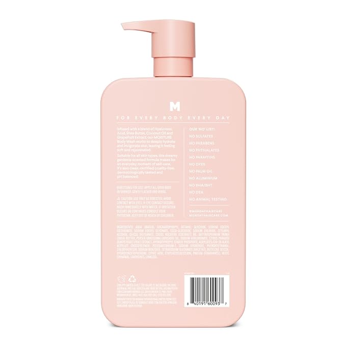 MONDAY HAIRCARE MOISTURE Body Wash in Fresh Gardenia - Image 2