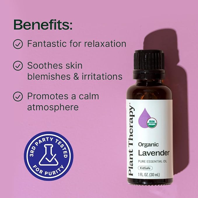Plant Therapy Organic Lavender Essential Oil 100% Pure, USDA Certified Organic - Image 2