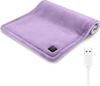 USB Plug-in Heating Pad for Travel Warmth Outdoors, Non-Rechargeable Small by Comfheat