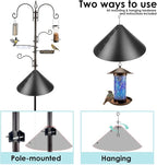 Bird Feeder Pole with Squirrel Baffle - Image 6