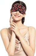 100% Mulberry Silk Sleep Mask Blackout, Cute Natural Sleeping Mask by NMMGlobal