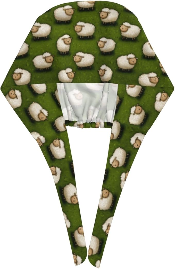 Alligator Ice Cream Working Cap, Scrub Cap - Image 3