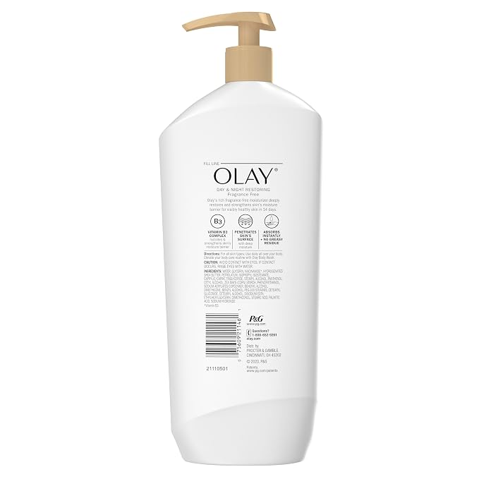 Olay Body Lotion for Women, Day & Night Restoring, 24hr Moisturizing & Deep - Image 7