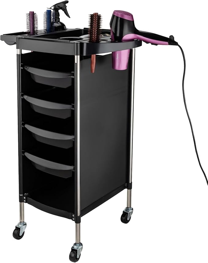 Noverlife Hair Salon Storage Tool Cart, 6-Layer Salon Cart - Image 8