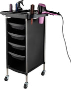 Noverlife Hair Salon Storage Tool Cart, 6-Layer Salon Cart - Image 8