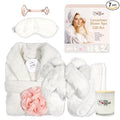 my novel things Birthday Gifts for Women, Bathrobe Set, Spa Robe and Slippers by mynovelthings