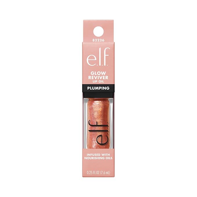 e.l.f. Glow Reviver Plumping Lip Oil, Tinted Lip Plumper - Image 9