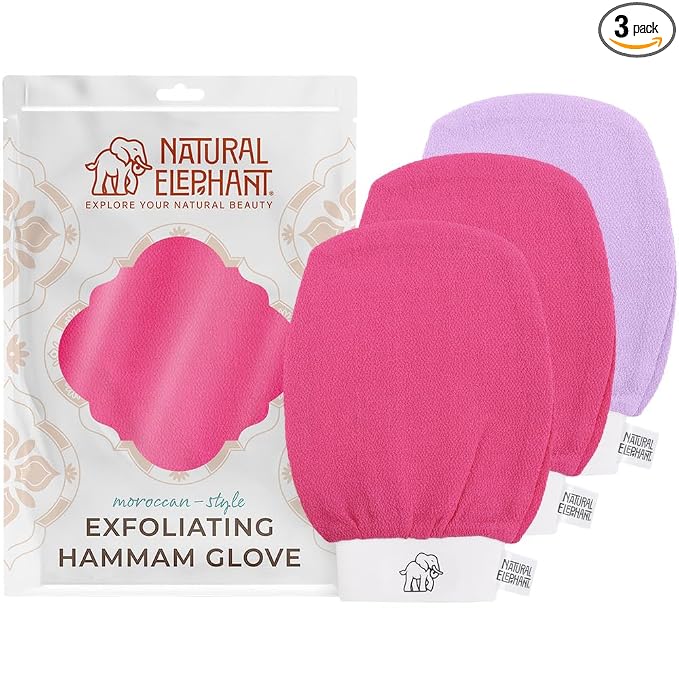 Natural Elephant Exfoliating Hammam Glove) by NaturalElephant