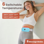 NOWWISH Heating Pad for Period Cramps Pain Relief, Portable Electric Cordless - Image 4