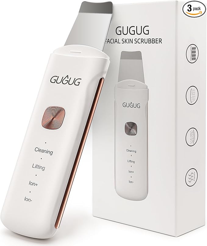 GUGUG Skin Scrubber 4-in-1 Waterproof Facial Spatula by GUGUG