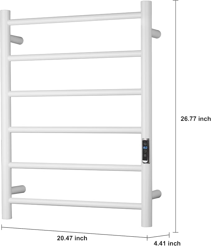 Heated Towel Racks for Bathroom, Wall Mounted Electric Towel Warmer Racks - Image 5