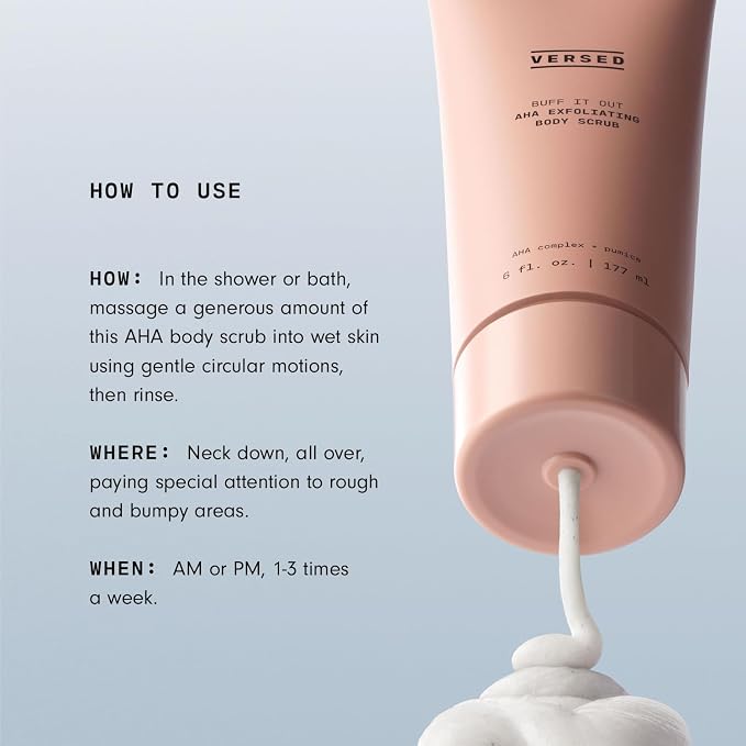 Versed Buff It Out AHA Exfoliating Body Scrub and Mask - Image 3