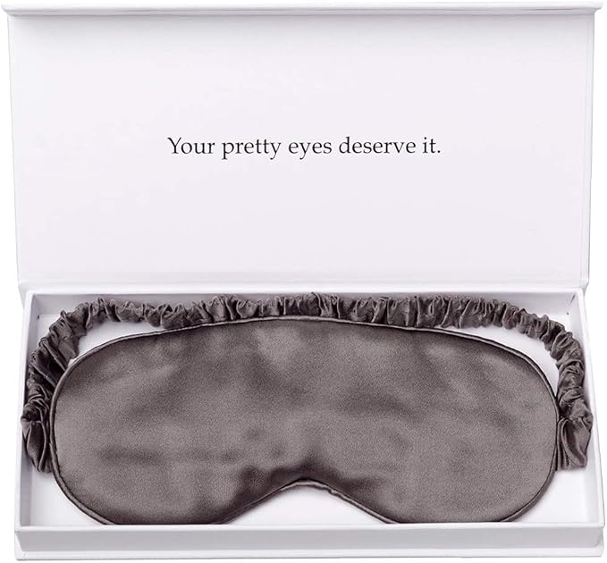 Silk Sleep Mask Light Blocking Luxury 100% Mulberry 19mm Silk Eye Mask Eye by YanserSelection
