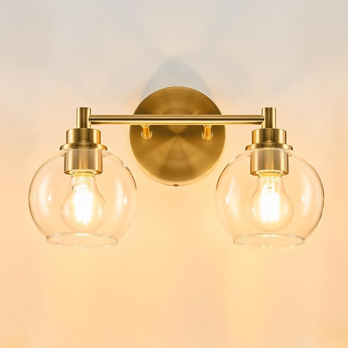 VONLUCE Bathroom Light Fixtures, 2-Light Vanity Light - Image 9