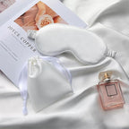Silk Satin Sleeping Eye Mask, Soft Breathable Blackout Eyeshade Eye Cover - Image 8
