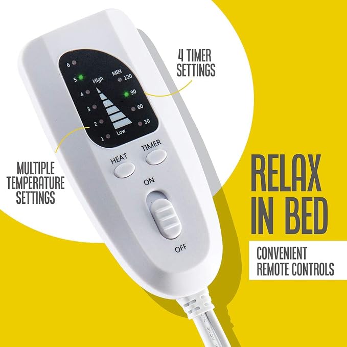 Heating pad - Electric Best for Back Pain and Cramps Relief 2 Hour auto Off - Image 4