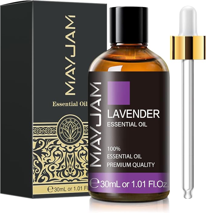 Lavender Essential Oil 30ML/ 1.01FL.OZ, MAYJAM Pure Aromatherapy Lavender Oil - Image 2