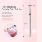 MelodySusie 5mm Umbrella Shape Cuticle Clean Nail Drill Bit 3/32'', - Image 5