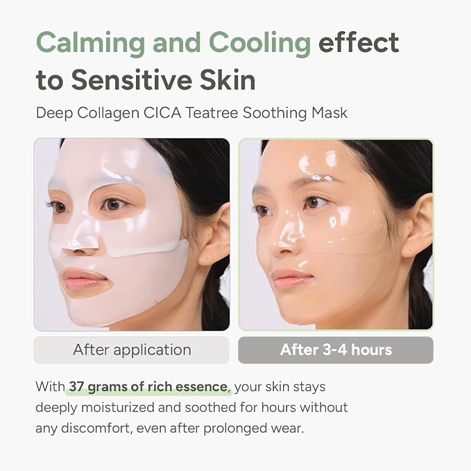 SUNGBOON EDITOR Deep Collagen CICA Teatree Overnight mask, Real Collagen 2 - Image 3