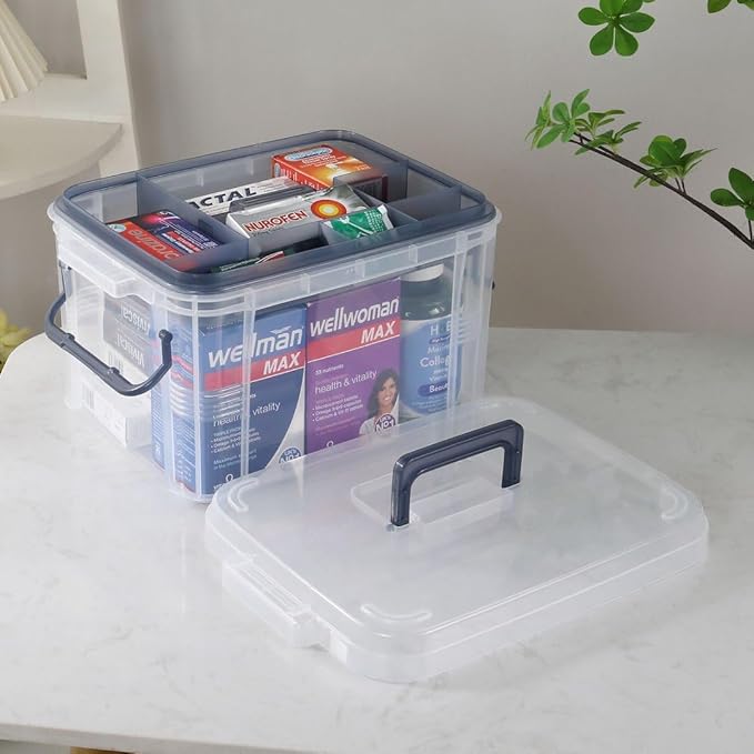 HEY FOLY 15qt Blue Medicine Organizer Storage Box - Image 7