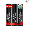 Moroccan Magic Organic Blood Orange Lip Balm 3 Pack | Ultra-Hydrating Argan & by MoroccanMagic