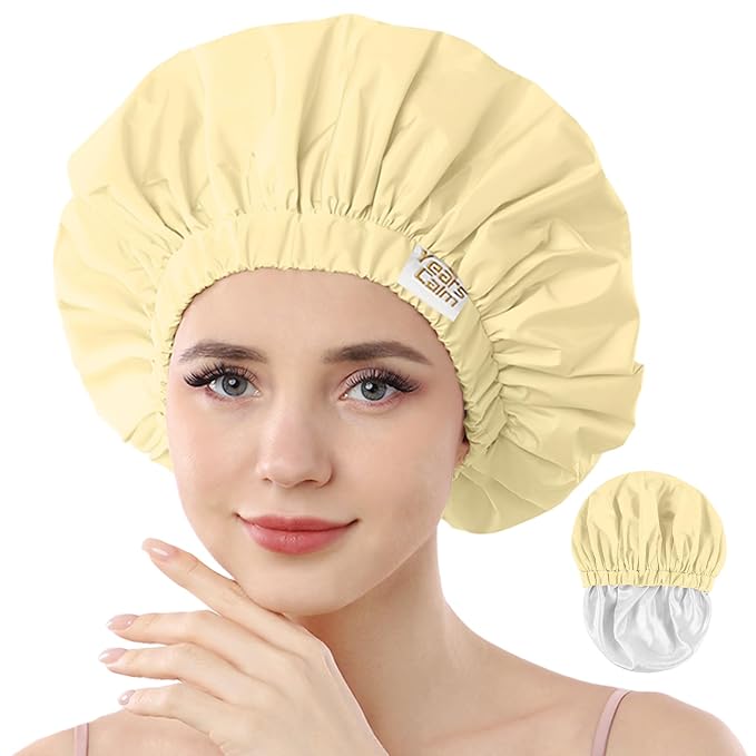 Years calm Reusable Waterproof Shower Caps by Yearscalm