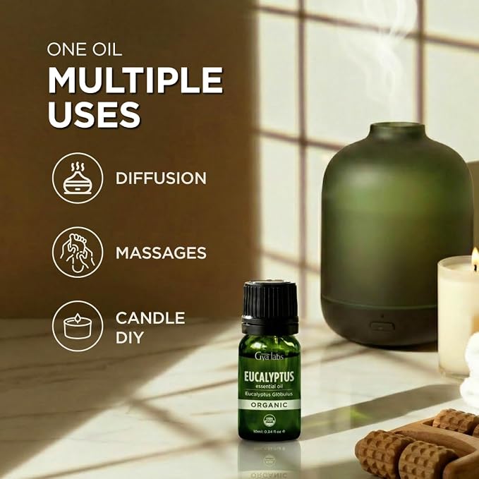 Gya Labs USDA Organic Eucalyptus Essential Oil - Image 6